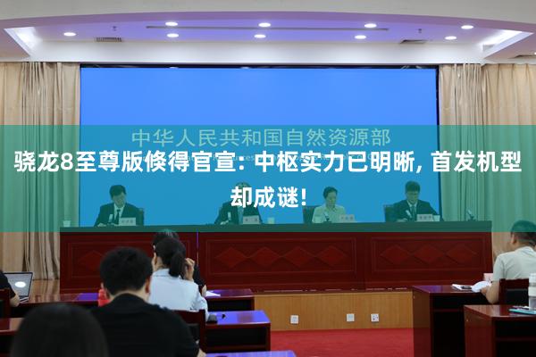 骁龙8至尊版倏得官宣: 中枢实力已明晰, 首发机型却成谜!