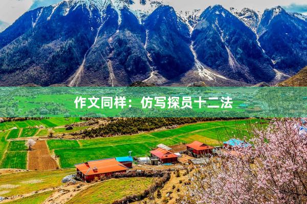 作文同样：仿写探员十二法